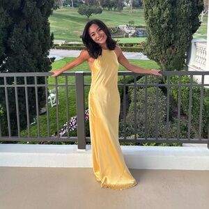 Reformation Jeany Silk Dress